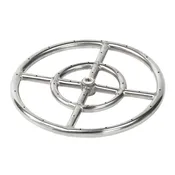 12″ Double Ring Natural Gas, 1/2″ Inlet for 24″ Inside Diameter Firepits