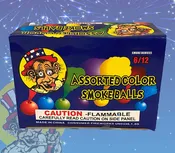 ASSORTED COLORED SMOKE BALLS