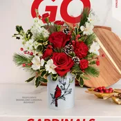 Cardinals Woodland Bouquet