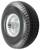 10" x 3-1/2" Polyurethane Flat-Free Wheel – 300 lb | CasterHQ