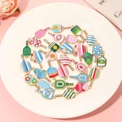 10 Piece Bundle Pickleball Charms for Jewelry