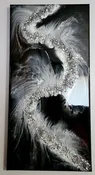 Black Wave Wall Hanging