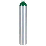 122 Cu Ft Aluminum Medical Oxygen (O2) Cylinder - Valve NOT Included