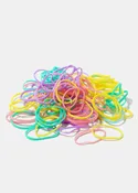 250-Piece Pastel Hair Elastics