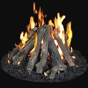 Arizona Weathered Oak 9-Piece Fire Pit Log Set
