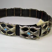 Belt- Navajo Sandcast Concho