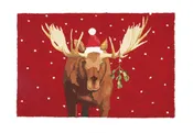 Moostletoe Christmas Rug