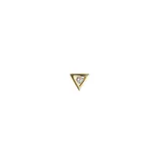 14ct YG Astra Az Diamond Stud