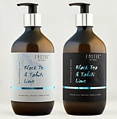 Black Tea & Tahiti Lime Set: Bath and Shower Gel & Hydrating Body Lotion