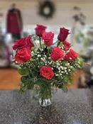 Classic dozen red roses — Fireplace Gifts & Florist
