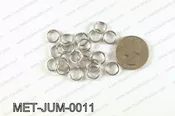 10MM Dark Silver open Jump ring MET-JUM-0011