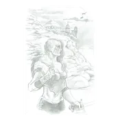 11x17 Pencil Drawing of Ember - Fantasy Art by Jay Taylor — On the Square Comics & Studio