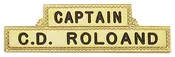 c512 - Custom Engraved Name Plate by Smith & Warren