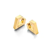 Brute Mini Earrings - yellow gold