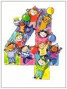4th Birthday Card
