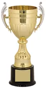 11″ Gold/Silver Plastic Completed Cup Trophy