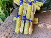 Beeswax Candle & Palo Santo Cleansing Kit for Home Blessing