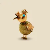 14k/18k Baby Chick Charm Pendant