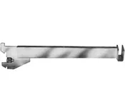 12″ Chrome Bracket for Holding 1/2″ x 1-1/2″ Rect  Tubing