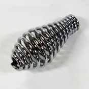 3.5" BBQ Grill Smoker Stove Fire Pit Nickel Plated Steel Spring Handle for 1/2" Rod S1