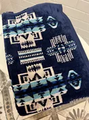 BEACH TOWEL AZTEC NAVY TW -ANVY