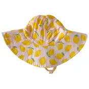 Little Cotton Sun Hat Pink Lemonade
