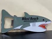 Metal Shark Shape - Magnet &amp;amp; Bottle Opener