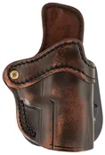 1791 Gunleather ORPDH24SVTGR Paddle Holster Optic Ready OWB Size 2.4S Vintage Leather Paddle Fits FN 509/H&amp;K VP9SK Right Hand