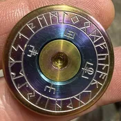 Borealis Viking Compass,  Titanium Stem Cap — Blaze Bicycles