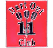 11 Dart Out Club Pin