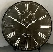 Alston Walton Black Clock