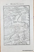 1550 circa - Armenia and the Caucuses - De terris Asiae minoris (2) - Antique Map