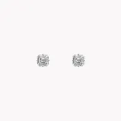 3.51 Asscher Cut Diamond Studs