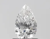 1.03 carat E-VVS2 Pear Cut Lab Grown Diamond