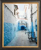 A Chefchaouen Alleyway Printed Photograph