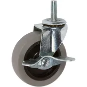 3030 Series 3 Non-Marking Polyurethane Swivel Lock Brake Caster (Gray)