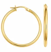 Endless Arc Hinged Hoop Earrings