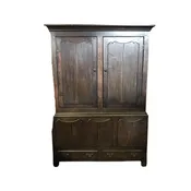 Early Oak Welsh Wardrobe/Armoire 17th/18th Century Livery/Tack, Harness Hall Cupboard
