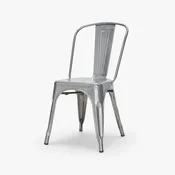Industrial Bistro Chair, Gunmetal