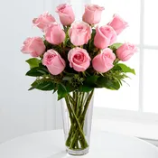 The FTD Pink Rose Bouquet