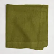 Aloe Green Signature Hand-Dyed Linen Napkin