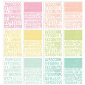 Color Vibe Alpha Sticker Book