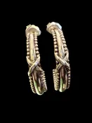 Lagos Caviar 1.5" Hoop Earrings