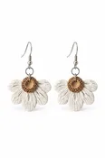 Cottage Daisy Clay Earrings