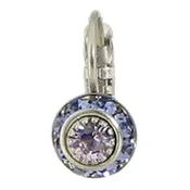 Baked Beads Women's Crystal Disc Earring