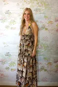 Ammonite Multicolor Knot Maxi Dress
