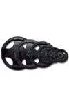 Body Solid 355 lbs. Rubber Grip Olympic Plate Set