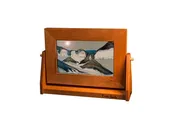 Moving Sand Picture SMALL CHERRY WOOD FRAMES 7''X 9''