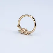 Antiqued Feather Seam Ring - 14k Yellow Gold - 16g - 3/8" -  Ring - BVLA — MODERN RITUAL