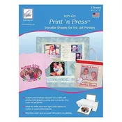 June Tailor Iron-On Print 'n Press Transfer Sheets